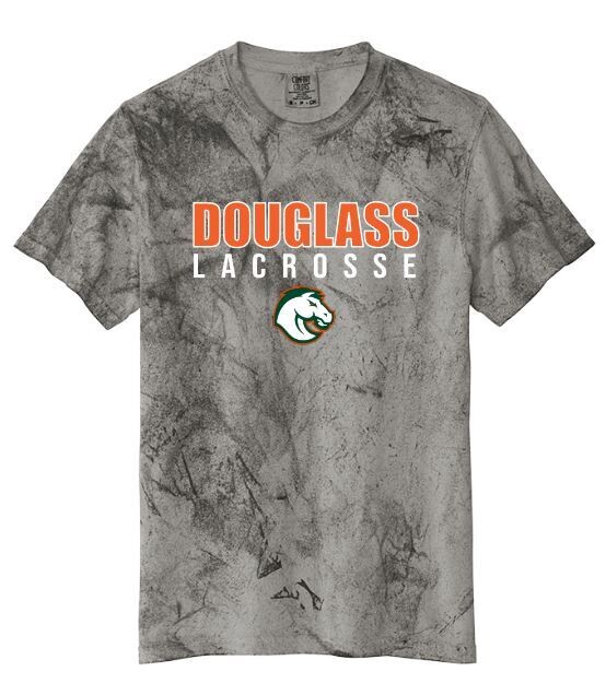 Douglass Lacrosse with Bronco Comfort Colors Color Blast Short Sleeve Tee (FDL)