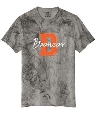 D Broncos Comfort Colors Color Blast Short Sleeve Tee (FDL)