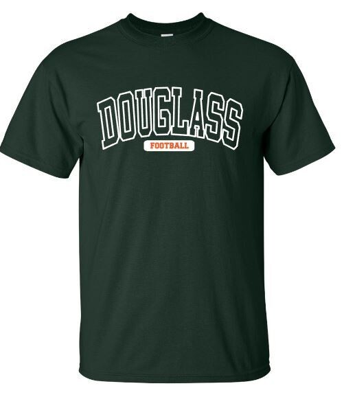 Adult Douglass Football Short OR Long Sleeve Tee