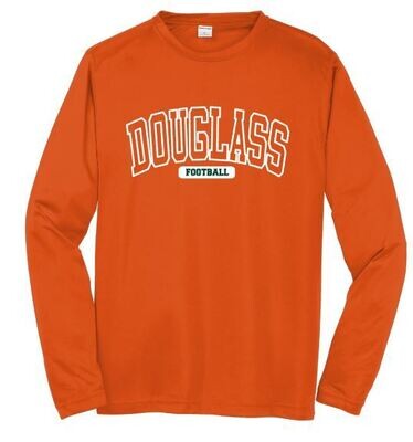 Adult Sport-Tek® PosiCharge® Douglass Football Long Sleeve Tee (FDF)