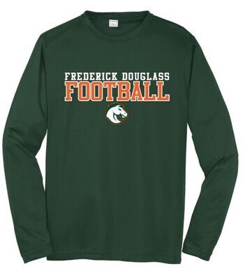 Adult Sport-Tek® PosiCharge® Frederick Douglass Football Long Sleeve Tee (FDF)