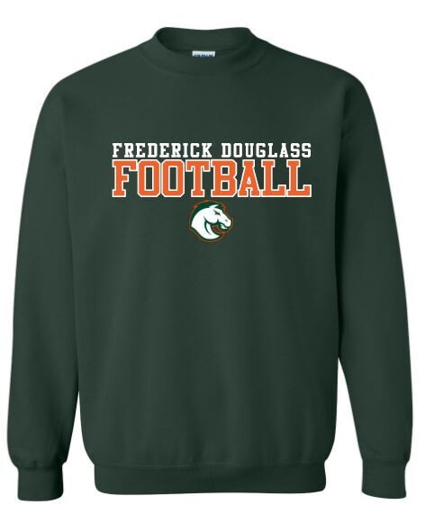 Adult Football Design Crewneck Sweatshirt