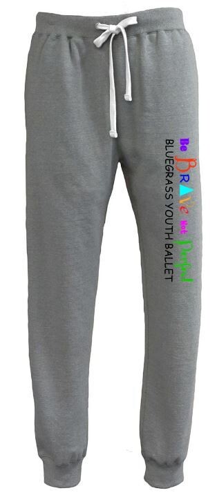 Youth OR Adult Be Brave Not Perfect Throwback Joggers (BYB)