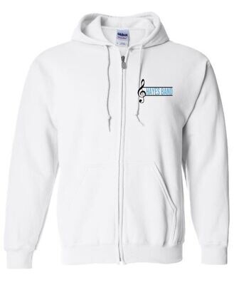 Adult Hayes Band with Treble Clef Full Zip Hooded Sweatshirt (HB)