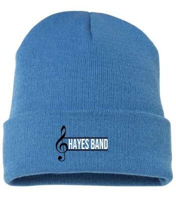 Hayes Band with Treble Clef Cuffed Beanie (HB)