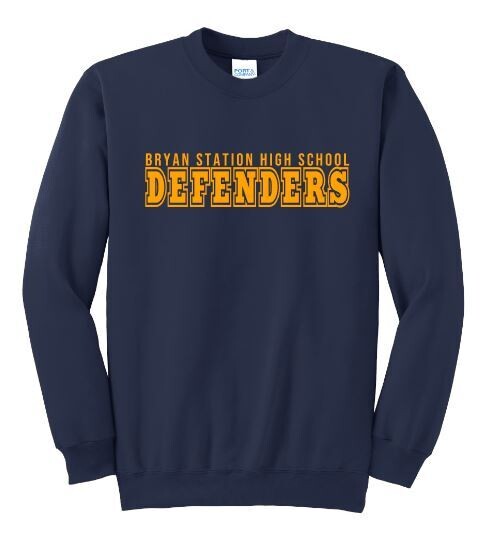Youth Bryan Station High School Defenders Crewneck Sweatshirt (BSB)