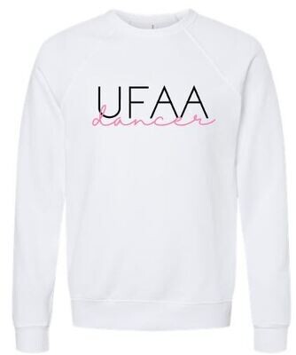 Adult UFAA dancer Bella + Canvas Sponge Fleece Crewneck Sweatshirt (UFAA)