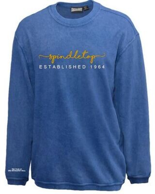 Royal Sandwash Spindletop Established 1964 Crewneck Sweatshirt (SH)