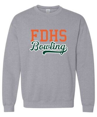 Adult FDHS Bowling Crewneck Sweatshirt (FDB)