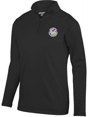 Youth Quarter-Zip Wicking Fleece Pullover with Embroidered Logo (GWC)
