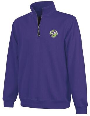 Adult Charles River Quarter-Zip Sweatshirt with Embroidered Logo (GWC)