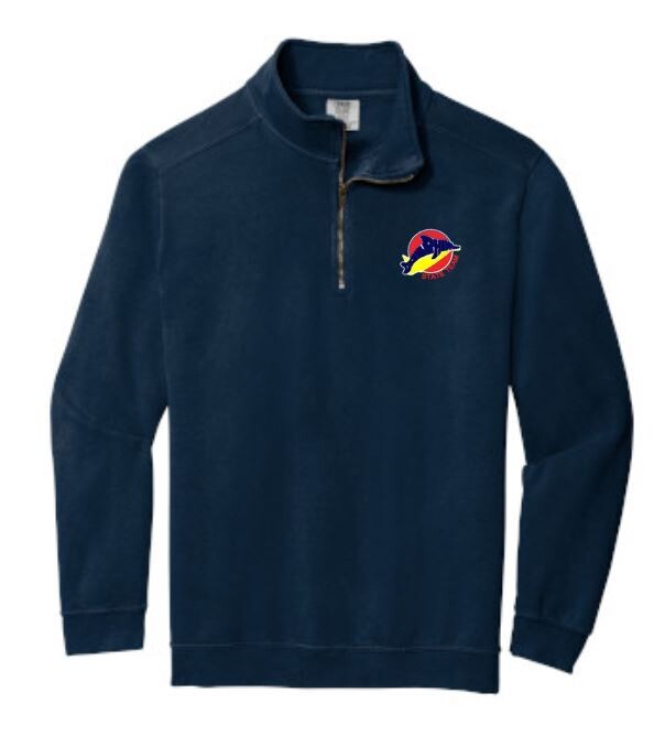 Adult STATE TEAM Comfort Colors 1/4-Zip Sweatshirt (LEXD)