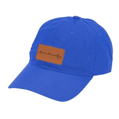 Camel Script Kentucky Patch Royal Blue Cap