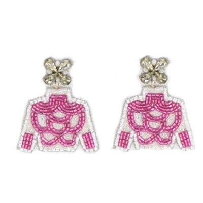 Pink Derby Earrings