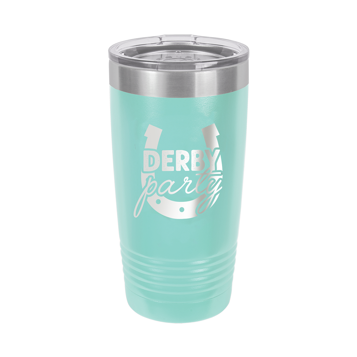 Derby Party Teal Tumbler