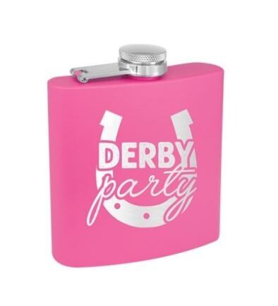 Derby Party Insulated Pink Flask