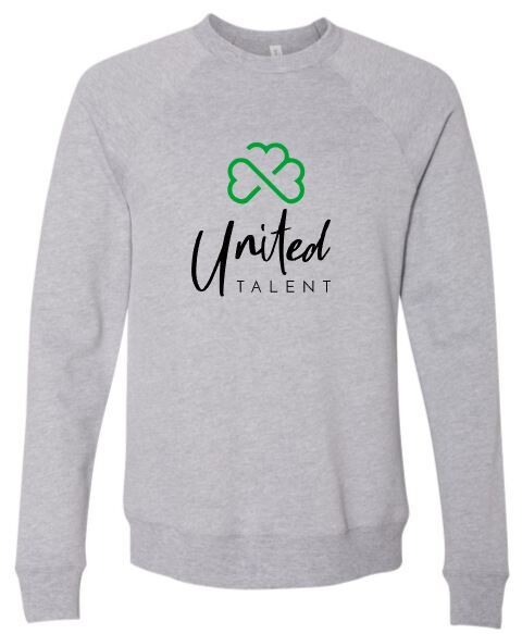 Adult United Talent Logo Bella + Canvas Sponge Fleece Crewneck Sweatshirt (PAC)