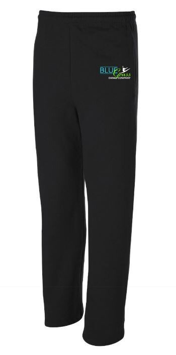 Adult Bluegrass Dance Company JERZEES NuBlend Open Bottom Sweatpants (BGD)