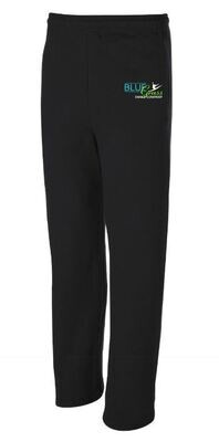 Youth or Adult Bluegrass Dance Company JERZEES NuBlend Open Bottom Sweatpants (BGD)