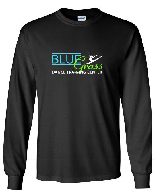 Youth or Adult Bluegrass Dance Training Center Long Sleeve Tee (BGD)