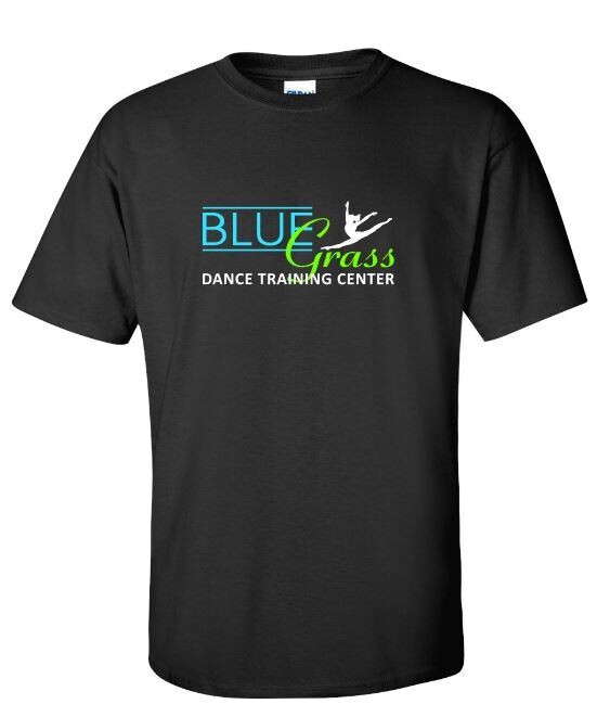Youth or Adult Bluegrass Dance Training Center Short Sleeve Tee (BGD)