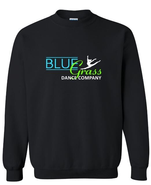 Youth or Adult Bluegrass Dance Company Crewneck Sweatshirt (BGD)