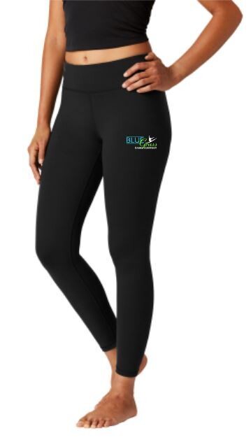 Ladies Sport-Tek® High Rise Bluegrass Dance Company Black Leggings (BGD)