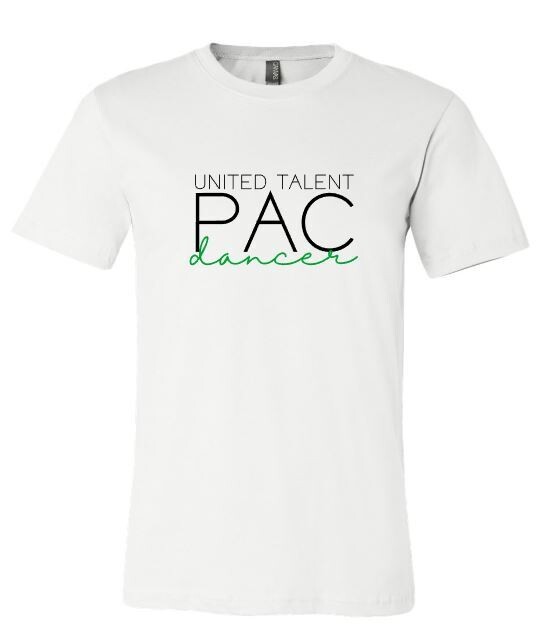 Youth United Talent PAC dancer Short Sleeve Bella + Canvas Tee (PAC)