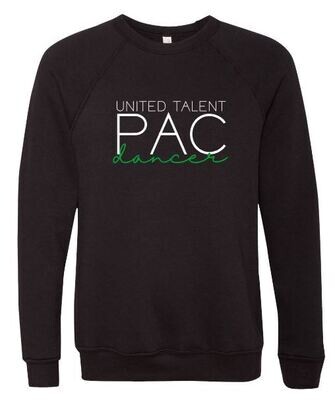 Youth United Talent PAC dancer Bella + Canvas Sponge Fleece Crewneck Sweatshirt (PAC)