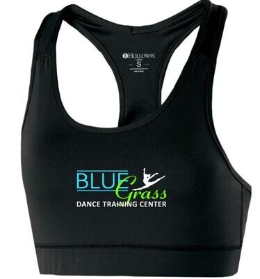 Ladies Bluegrass Dance Training Center Black Vent Bra (BGD)