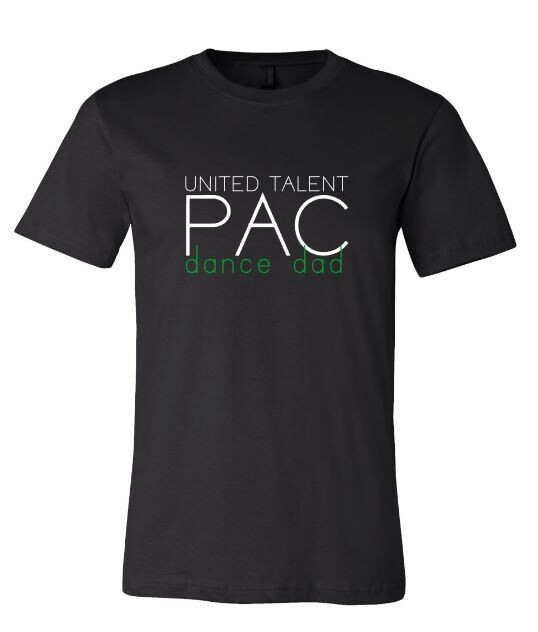 Adult United Talent PAC dance dad Short Sleeve Bella + Canvas Tee (PAC)