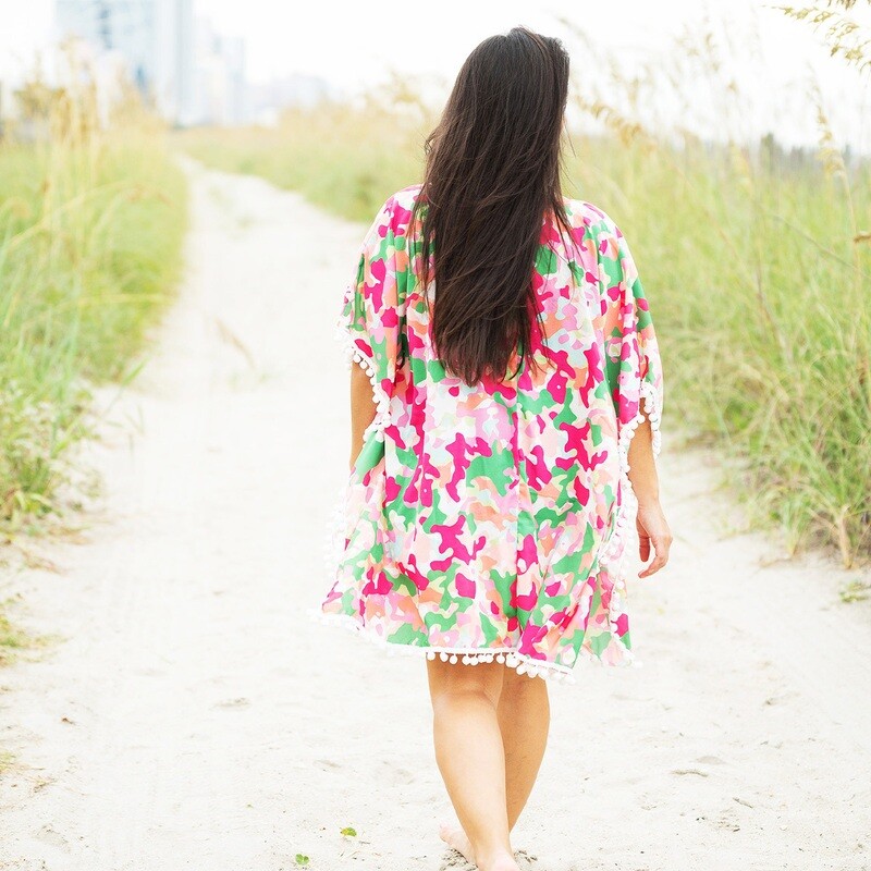 Tootie Fruity Pom Pom Cover Up