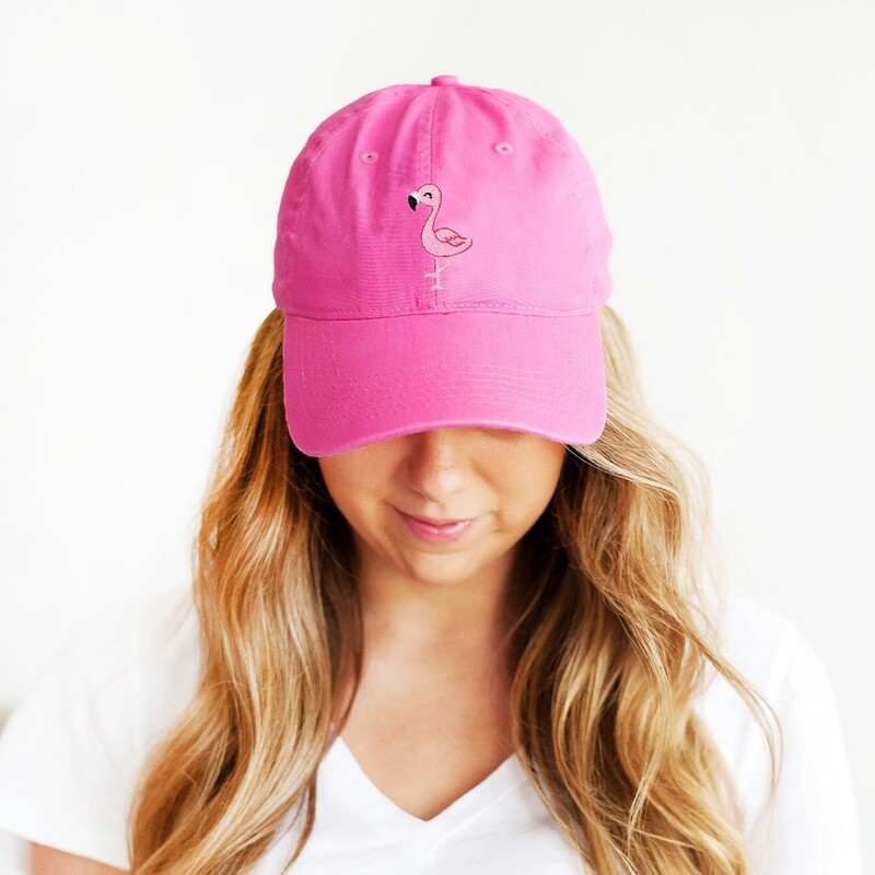 Flamingo Hot Pink Cap