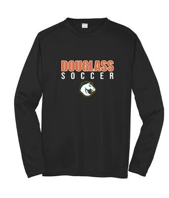 Youth or Adult Sport-Tek Douglass Soccer with Bronco Dri Fit Short or Long Sleeve Tee (FDGS)
