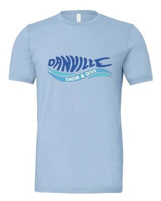 Adult Bella + Canvas Danville Swim & Dive Logo Short Sleeve Tee (DCC)