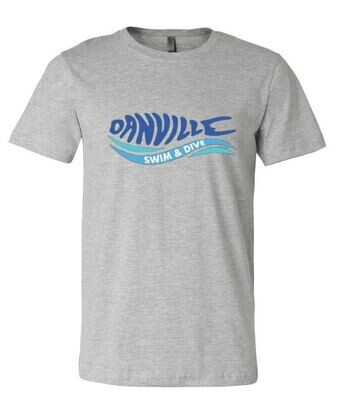 Youth Bella + Canvas Danville Swim & Dive Logo Short Sleeve Tee (DCC)