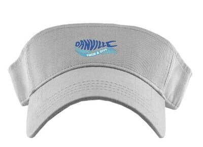 Danville Swim & Dive Logo Visor (DCC)