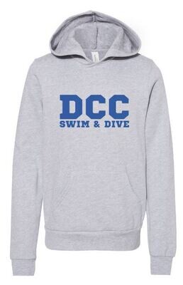 Youth Bella + Canvas DCC Swim & Dive Sponge Fleece Hooded Sweatshirt (DCC)