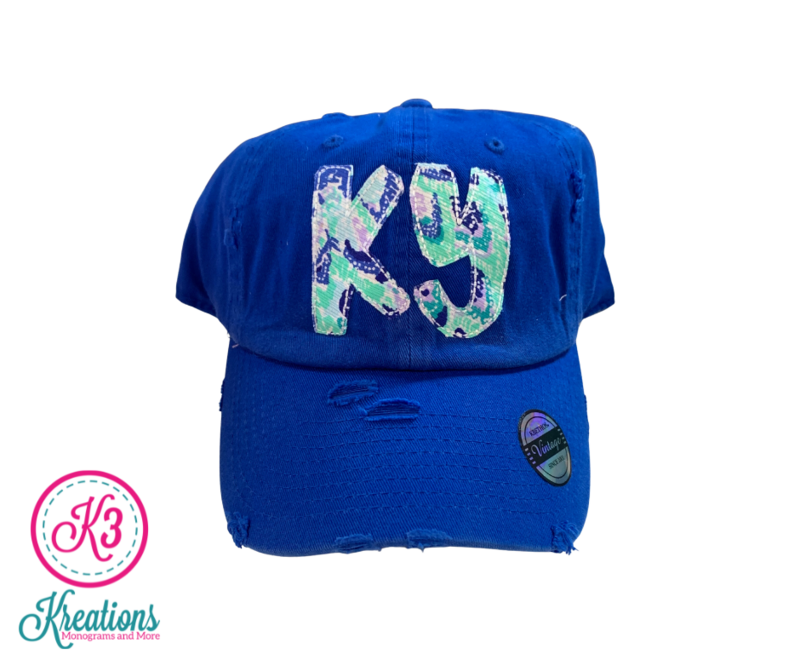 KY Lilly Print Distressed Cap