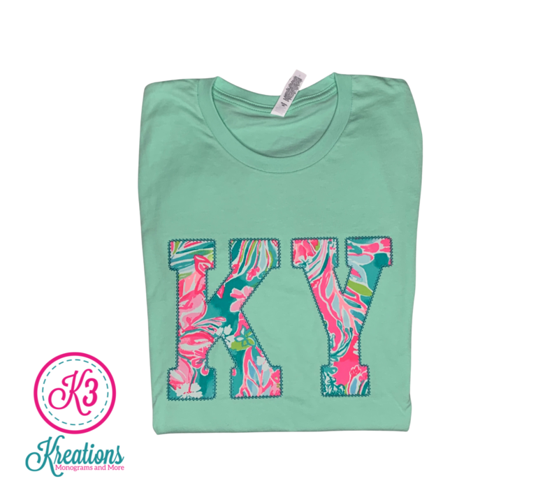 Adult KY Lilly Print Short Sleeve Tee