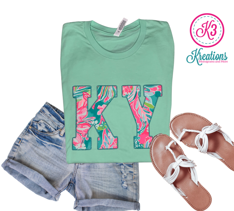 Adult KY Lilly Print Short Sleeve Tee