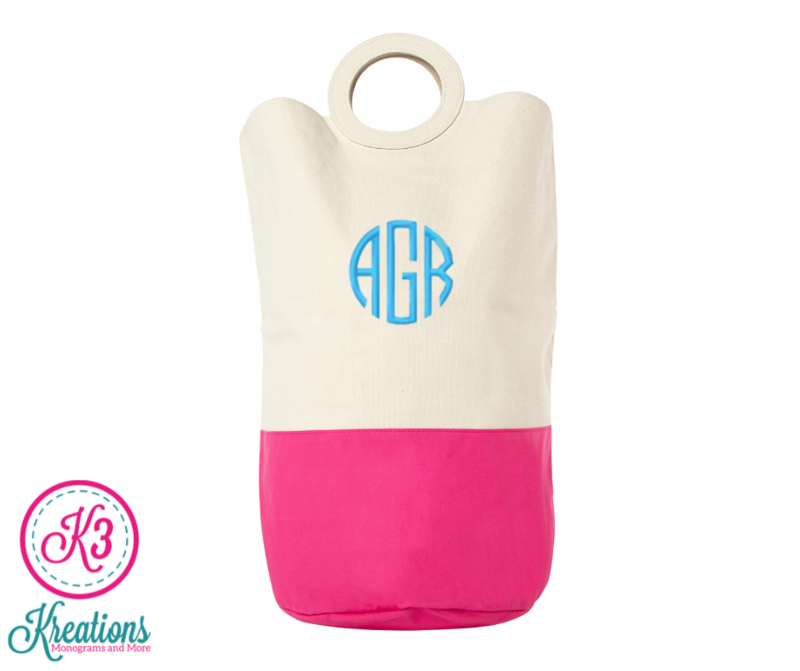 Pink Laundry Hamper