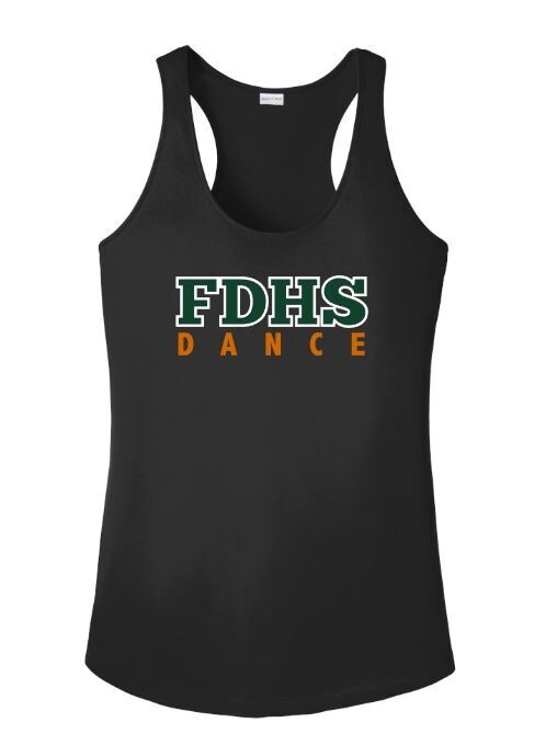 Ladies FDHS Dance Sport-Tek® PosiCharge® Competitor™ Racerback Tank (FDDT)