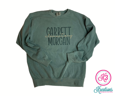 Adult Garrett Morgan Elementary Wolf Pack Crewneck Sweatshirt