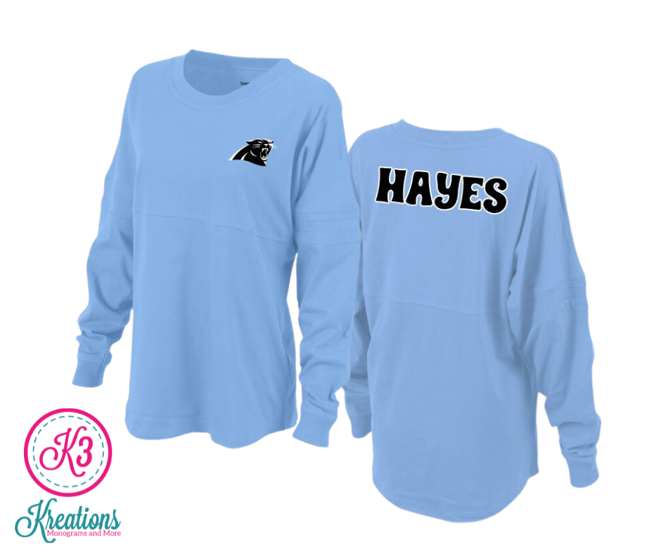Ladies Hayes Pom Pom Long Sleeve Jersey T-Shirt (HDT)