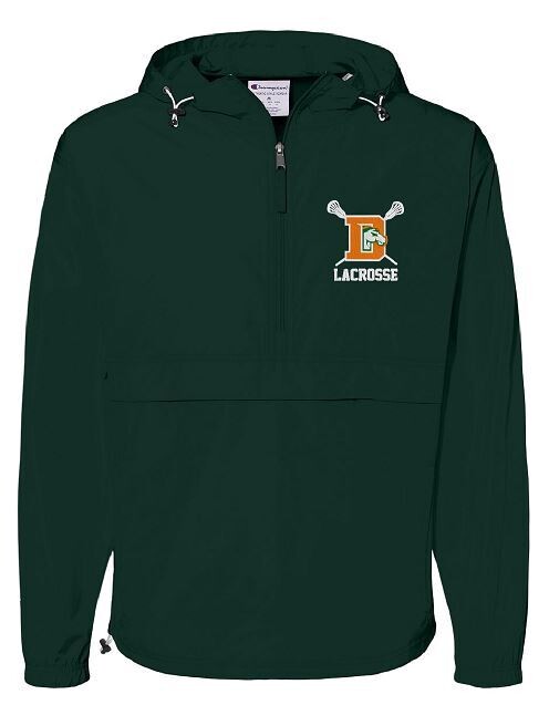 Douglass Lacrosse Champion 1/2 zip Jacket