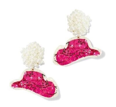 Hot Pink Shania Earrings