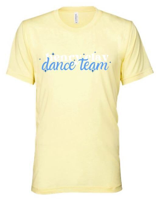 Yellow Henry Clay Dance Team Triblend Tee