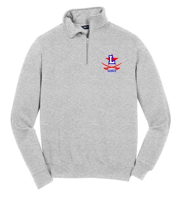 Unisex or Ladies Sport Tek 1/4 Zip Fleece Pullover with Embroidered Logo/Dance (LDT)