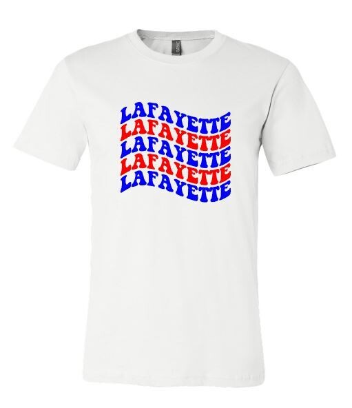 Adult Waved Lafayette Bella + Canvas Triblend Tee